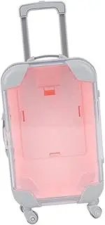 STOBOK Miniature Suitcase Toy Boys and Girls Luggage Simulation Suitcase Abs Plastic Safe for Pretend Play Random