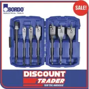 Bordo 2670-S3 High Carbon Fast Cut 7 Piece Spade Bit Set 14-32mm