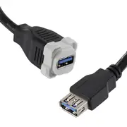 USB 3.0 Cable Socket Female Mech Connector for Clipsal Wall Plates