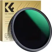 K&F Concept 58mm Variable Neutral Density Filter ND8-ND2000 3-11stop Lens Filter