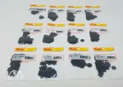 Lot of 600 pcs Vintage Sulyn Black Small Snowflake Flower Sequins Sewing Crafts