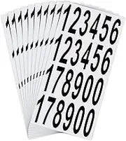 LUTER 10 Sheets Mailbox Number Stickers Waterproof Adhesive Stickers for Mailbox Home Door Address Number Indoor Outdoor (3 inch)