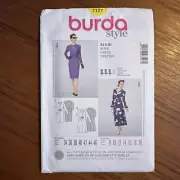 NEW Burda Sewing Pattern 7127 Ladies Misses Dress Size 8-20 Uncut