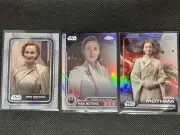 Topps Star Wars - Mon Mothma 3x Card Lot Chrome Refractor