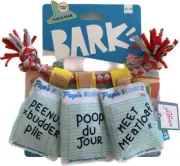 Bark 3 Piece Chew Toy Tug-O-War