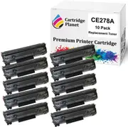 10 Pack Compatible Toner Cartridge Replacement for HP CE278A 78A (2,100 Pages) for HP Laserjet M1536dnf MFP Laserjet P1560 Laserjet P1566 Laserjet P1606dn