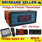 Digital Thermostat 240v 30A Temperature Controller LED STC-100A Fridge Freezer