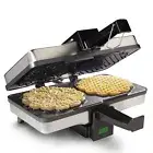 Pizzelle Maker Machine Iron Press Pastry Italian Waffle Cookie Cannoli Cannolo