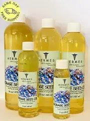 BORAGE SEED OIL by HERMES ORGANIC GLA-20% COLD PRESSED 2 oz - 16 oz