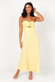[PUP4] Rosetta Dress - Lemon 16 Yellow