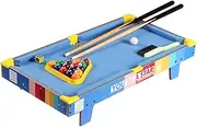 Mini Children Billiard Table, Home Billiard Game Snooker Tables Pool Table Game Pool Cue Stick Balls Game Toy for Children Arcade Table Games