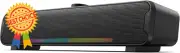Bluetooth Computer Speakers, 16W RGB Sound Bar, USB Powered for Desktop & Laptop