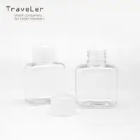 在飛比找ETMall東森購物網優惠-【Traveler】多功能乳液瓶 15cc 2入(分裝瓶)