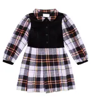[Paade Mode] Paade Mode Checked cotton dress Y 10 black