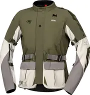 IXS Venture-STX 1.0, textile jacket waterproof , color: Olive/Light Grey/Grey , size: M