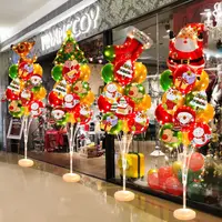 在飛比找樂天市場購物網優惠-聖誕節桌飄鋁膜氣球裝扮收銀台商場酒店擺件布置幼兒園創意裝飾 