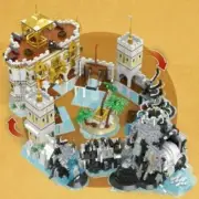 Building Blocks MOC Set Pirates Bay Model 66012 Kids DIY Toy 2960 pcs
