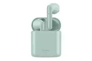Encok W09 TWS Wireless Earbuds bluetooth 5.0 Earphone Touch Control Bass Stereo Hands Free Headphone for iPhone Xiaomi Huawei GREEN COLOR