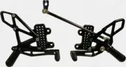Vortex Adjustable Rear Set Black RS265K CBR600RR 2007-2021