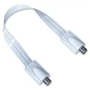 Goupchn Ultra Flat Ghost Wire Flat RG6 Coax Jumper Cable Extreme Slim F Femal...