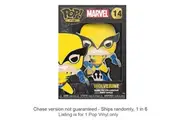 X-Men Wolverine 4" Pop! Enamel Pin Chase Ships 1 in 6