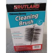 NEW Rutland Chimney Sweep 6-inch Round Cleaning Brush - 16406 NIB Item#1048