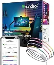 Nanoleaf Matter Essentials 5M HD Led Strip Light, Addressable RGBIC Led Strip - Smart and Multicolour, Matter Over WiFi, Bluetooth, 16M+ Colours, Compatible with Alexa Google Assistant Apple Homekit