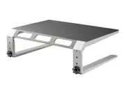 "StarTech.com Monitor Riser Stand - For up to 32"" Monitor - Height Adjustable - Computer Monitor Riser - Steel and Aluminum (MONSTND)"
