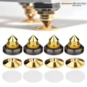 Golden-Plated Speaker Spikes, Speaker Stands o Subwoofer Amplifier Turntable Iso