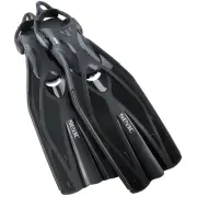 Seac F1 S Open Heel Dive Fins Black M/L US8-9.5
