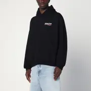 [Balenciaga] Black Political Campaign sweatshirt M Black