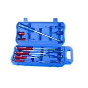 12 Pcs of Kincrome Thru-Tang Screwdriver Set - Phillips & Blade Drive Type