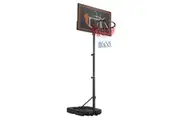 Genki 1.1 to 2.1m Portable Basketball System Stand Ring Hoop Height Adjustable Equipment Indoor for Kids Adults