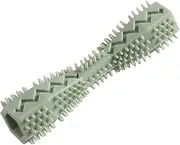 Dog Chew Toys TPR Pet Toothbrush Teeth Cleaning Puppy Brushing Stick Brush Bite-resistant Molar Pet Supplies cleaning expends energy grinding teeth (Color : Green)