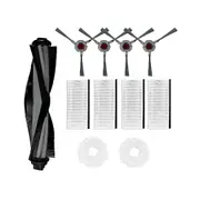 Replacement Accessories Kit For N9+ Mop Robot Vacuum Main Brush Side Brushes Filter Mopping Pads Pa