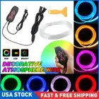 400 cm RGB LED Car Interior Decorative Atmosphere Wire Strip Light Accessories