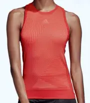 ADIDAS MatchCode Seamless Racerback Scarlet Red Tennis Tank Top NEW Womens Sz XS