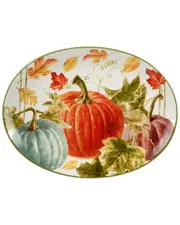 Certified International Autumn Harvest Oval Platter