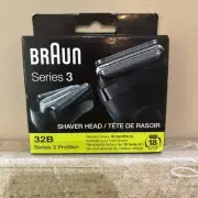 BRAUN Series 3 ProSkin 32B Electric Shaver Head Replacement Cassette NEW Sealed