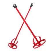 2 Pcs Paint Shaker Oil Mixer Handheld Mud Concrete Mixing Paddle
