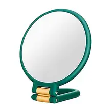 Magnifying Makeup Mirror | Double Side Round Foldable Tabletop Mirror | Precision Makeup Tool, Magnification Travel Glass for Outdoor Dressing, Home Use