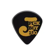 Pickboy PB134BP150 Jazz Guitar Picks, 1.50mm, Black Celluloid, 10-Pack