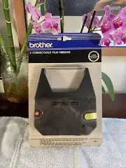 OEM Brother 7220 Black Film Ribbon 2-Pack Correctable Replacement Typewriter NEW