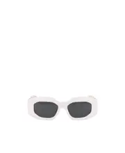 Medusa oval-frame sunglasses 54 White