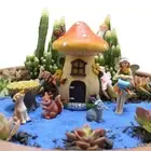 Lively Miniature Fairies Dogs Squirrels in a Colorful Garden Ornament Set