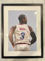 Dwayne Wade DG Designs A3 Framed