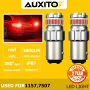 AUXITO 2X 1157 2057 Red LED Stop Turn Signal Brake Tail Light Bulbs BAY15D (for: Volkswagen)