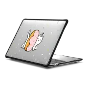 MacBook Pro 13-inch (M1 / M2 / Intel) Impact Case Donut cat. Doughnut kitten. Cute kawaii pet illustration.