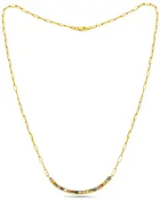 Forever Creations 14K 1.27 ct. tw. Sapphire Necklace