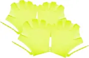 BESPORTBLE 4pcs Snorkeling Gloves Hand Paddles Webbed Paddle Swimming Hand Fins Aquatic Gloves Swimming Training Gloves Swimming Hand Board Aqua Flippers Gloves Swimming Paddles